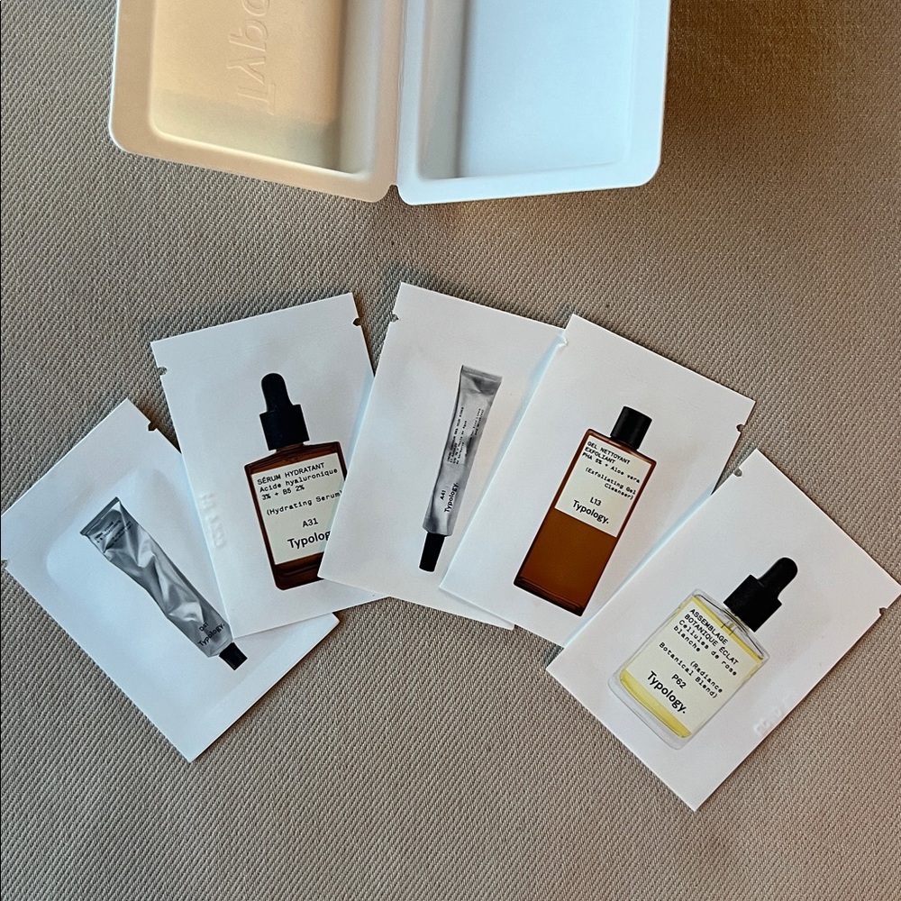 Typology Travel Set - 5 samples